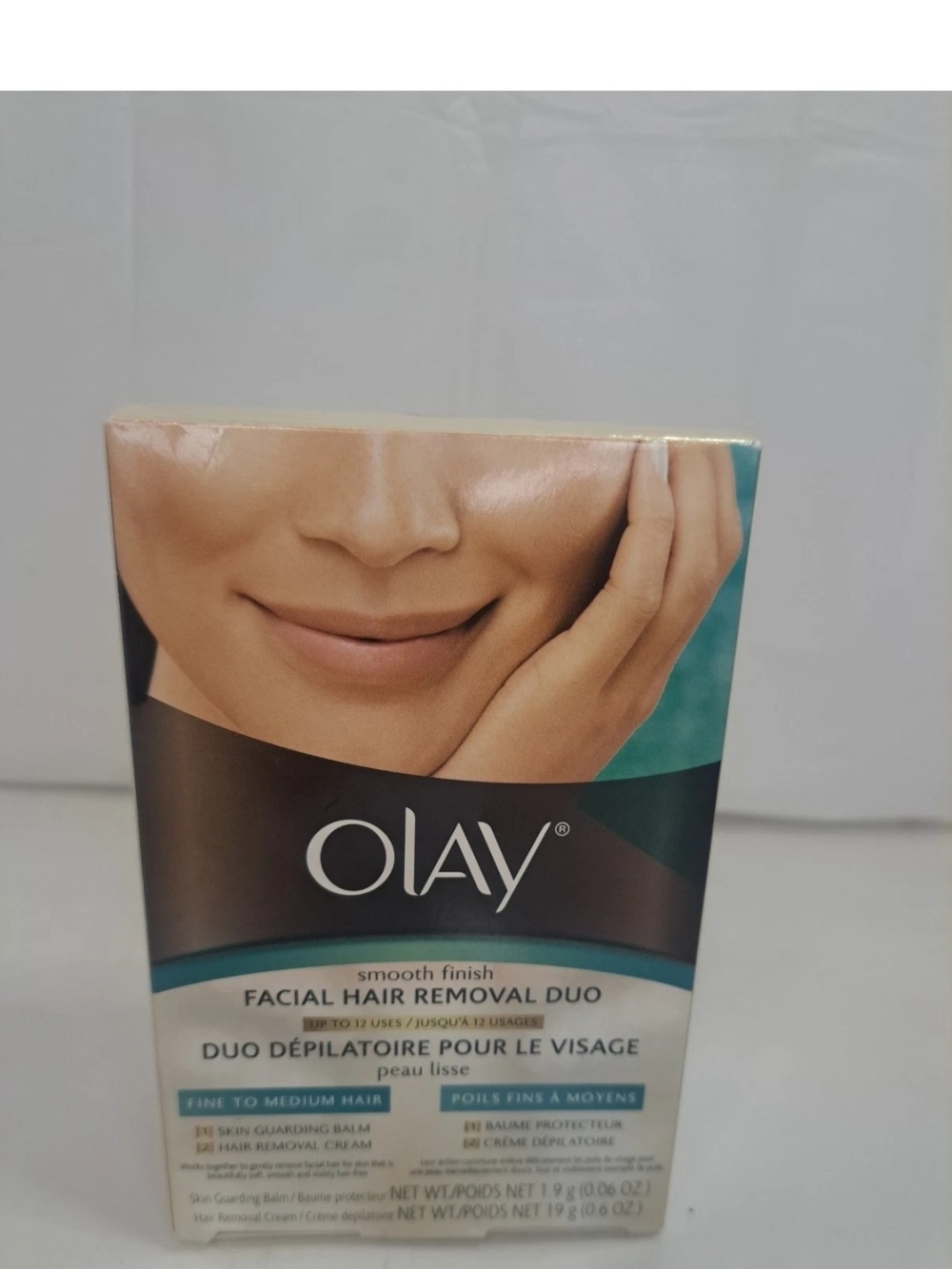 Olay Facial Hair Removal Duo Smooth Finish Fine to Medium Hair - 2 Step NEW NIB